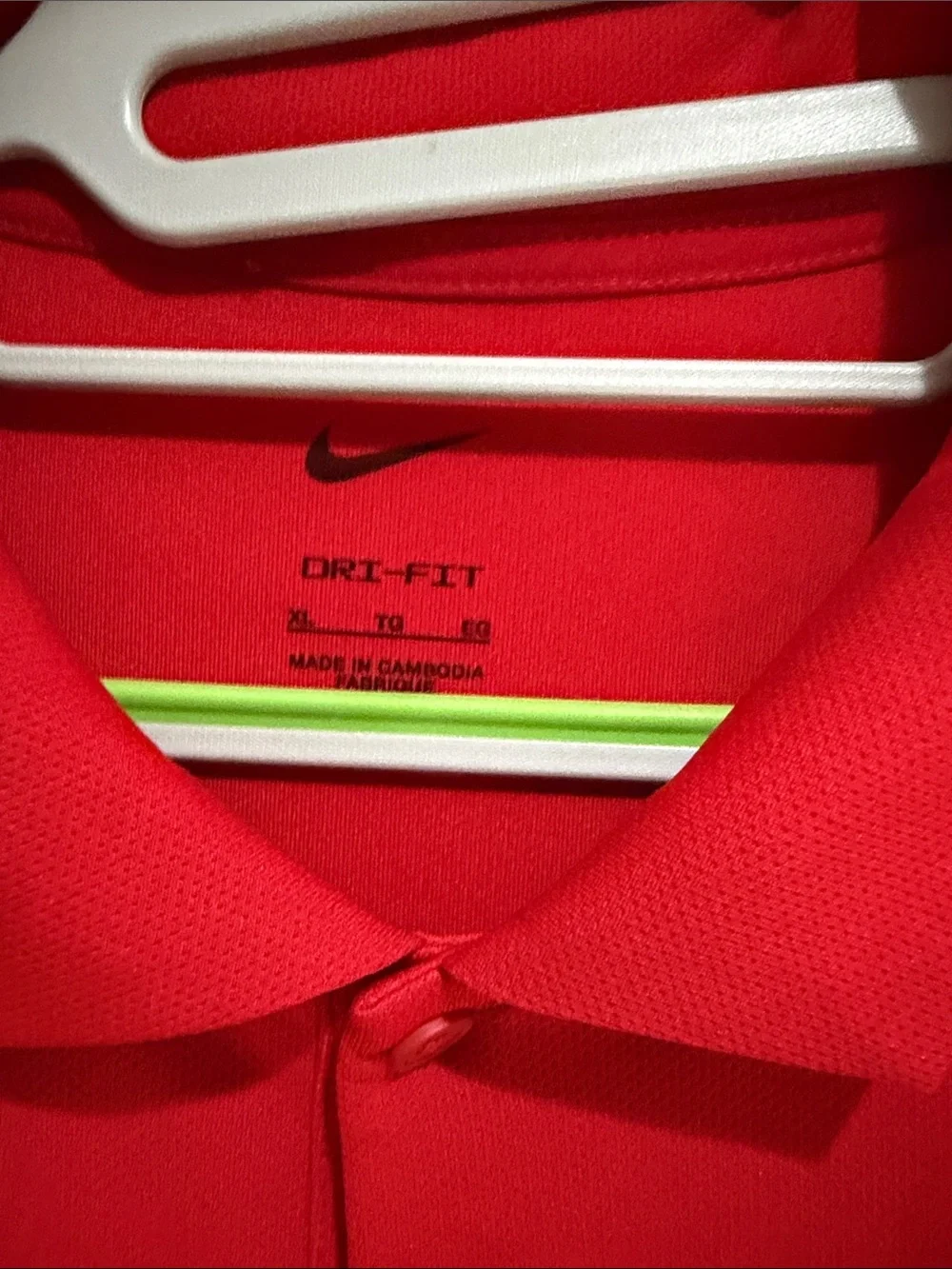 Nike Men’s Red Dri-FIT Polo Shirt